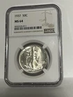 1937 NGC MS64 Walking Liberty Half Dollar