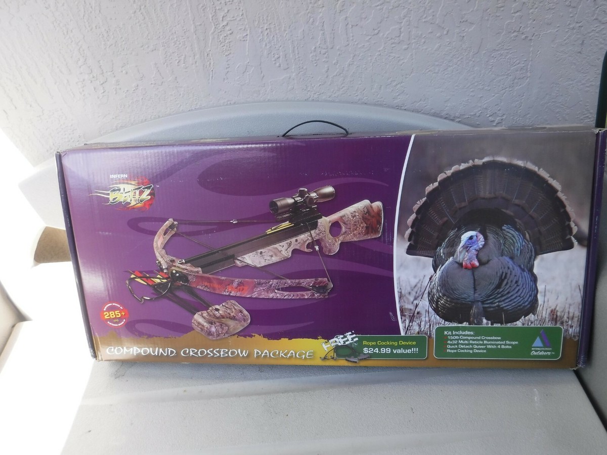 Arrow Precision Inferno Blitz Compound Crossbow Package 4x32 Multi