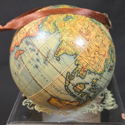 Authentic Models World Globe Ornament Terrestre With Box Study Office Decor - Picture 3 of 12