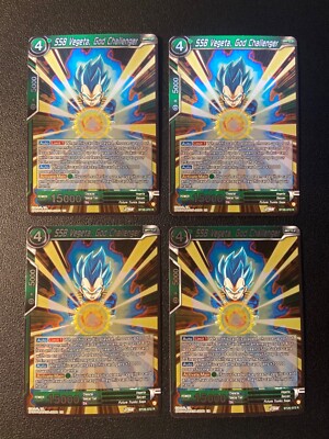 Dragon Ball Super - SSB Vegeta, God Challenger - x4 - Ultimate Advent BT26-072