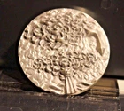 Six Commandments Coin  Sterling Silver Charter Edition Designer  Chaim Gross