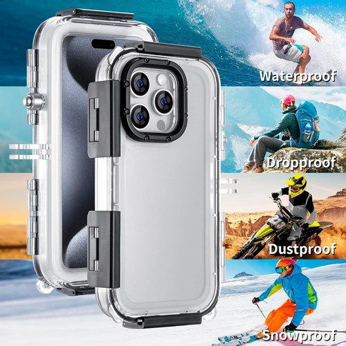 Waterproof case for iPhone 13Pro/14Pro/15Pro, shock -proof, antipolvo, last - Picture 4 of 8