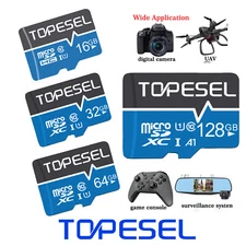 TOPESEL Micro SD Card 16GB 32GB 64GB 128GB 256GB Memory Flash Card lot