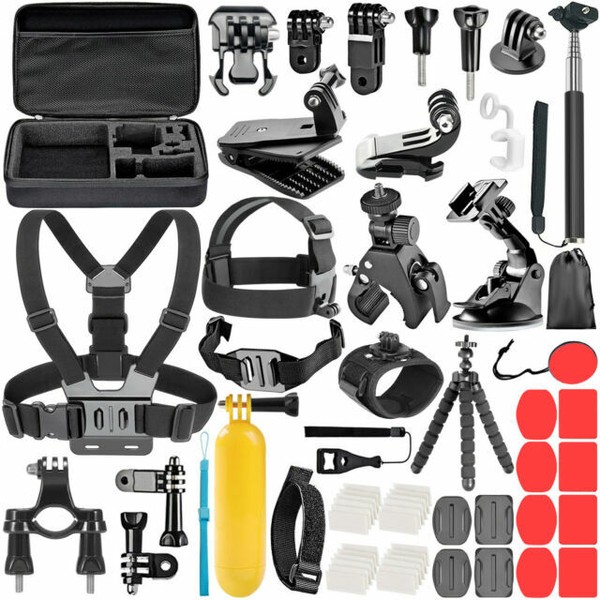 Neewer 58in1 Essential Outdoor Sport Accessory Kit for GoPro Hero 4/5