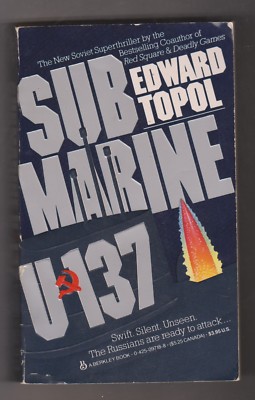 Submarine U137 Edward Topol 1986 Vintage paperback 
