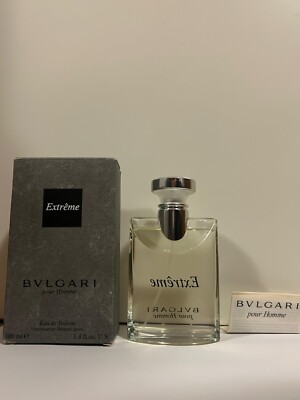 Bvlgari Pour Homme Extreme  Eau De Toilette Spray Men 100ml 3.4 Oz