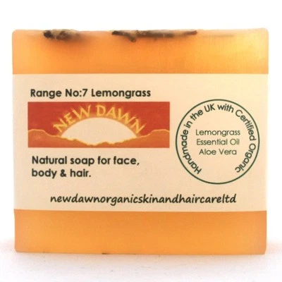 NEW DAWN ORGANIC SKIN AND HAIR CARE LTD ROSACEA, SPINNE, FADENREISER & ROTES GESICHT Linderung - Bio Seife Unreinheiten Heilmittel