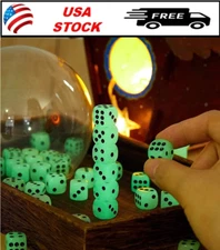 Glow in the Dark Dice Set - 40 Pieces, Perfect for Gaming