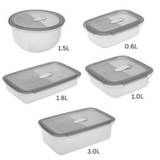 NEW Food Storage Containers with Microwave Vent Freezer Safe 5 Models Multipacks