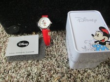 Disney Minnie Mouse Watch In Disney Tin  NEW