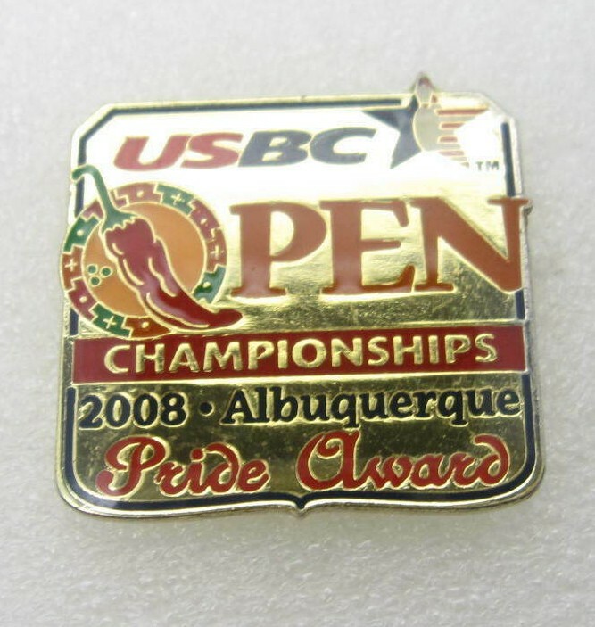 2008 USBC Bowling Alburquerque Pride Award Red Chili Pepper Lapel Pin (A810)