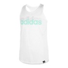 adidas Girls Polyester White Tops, Shirts & T-Shirts for Girls