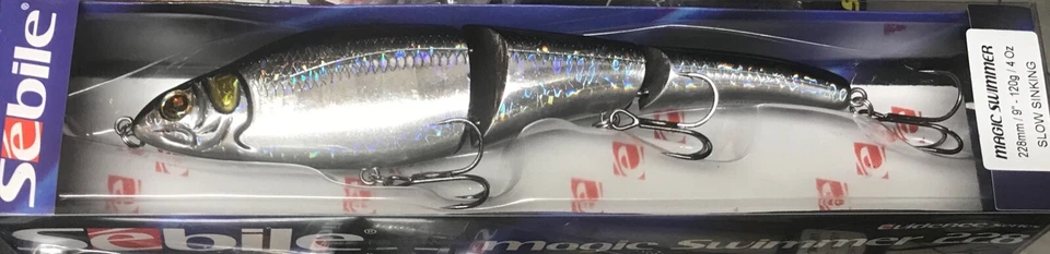 SEBILE MAGIC SWIMMER 228MM SLOW SINKING 9 inch 4 oz LIPLESS SWIMBAIT -Pick Color - Image 4 of 4