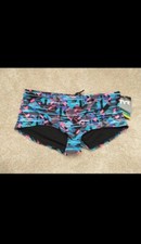 Colorful Women's TYR Swim Shorts Bottom Women's Size Large Durafast Ultra Lite