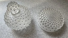 Lalique perfume bottle and vanity box