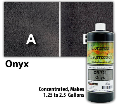 Professional Easy to Apply Water Based Concrete Stain - Onyx