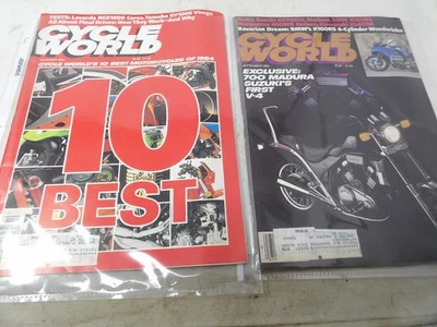 Lot of 4 1984 Cycle World Magazines Sept, Oct, Nov, Dec - Image 1 of 2