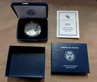 2011-W Proof American Silver Eagle Dollar $1 Box & COA US Mint Bullion