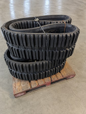 PAIR of Rubber Tracks 18" 450 x 100 x 50 Multi Bar fits Takeuchi, Gehl, Mustang