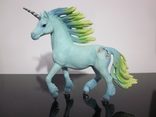 Schleich Bayla Marshmellow Stalliion Unicorn 4" Blue Geen 2015