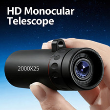2000X25 HD Monocular Telescope Compact Travel Scope for Concerts  Birdwatching