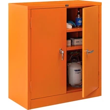 Global Industrial Emergency Preparedness Cabinet Counter Height 36"Wx18"Dx42"H
