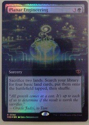 MTG - Secrets of Strixhaven - Planar Engineering *Extended-Art Foil*