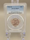 1964 D Washington Quarter MS64 PCGS