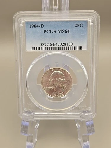 1964 D Washington Quarter MS64 PCGS