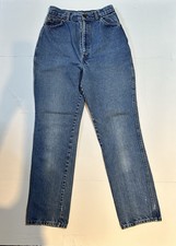 Vintage 80’s Chic Mom Jeans Size 12 Waist SZ 26 High Rise Blue Denim Made In USA