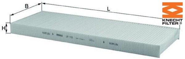 Knecht LA118 Filter FüR Innenraumluft Innenraumfilter Filter Innenraum-image