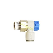 1Bag/10pcs SMC AS2211F-02-10S Speed Controller, R 1/4 Male Inlet and Outlet
