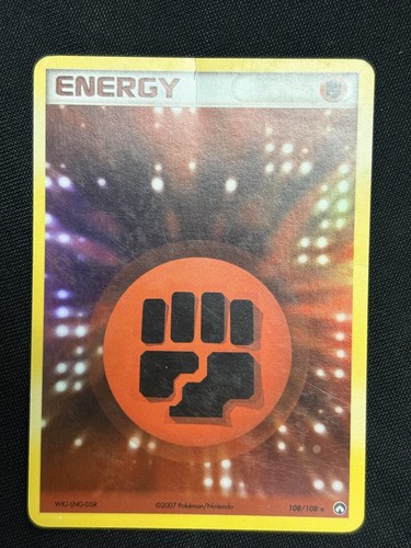 Fighting Energy 108/108 Holo Power Keepers Heavily Played Pokémon Card