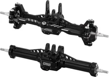 INJORA Front&Rear Axles Set - +4mm Extended Aluminum Complete Axles for TRX4M...