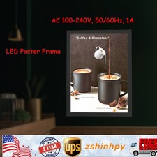 Movie Poster Frame LED Light Box Art Picture Advertising Display Sign Frame 12W