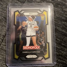 KAMILLA CARDOSO 2024 Panini Prizm Monopoly WNBA RC Rookie #2 Chicago Sky