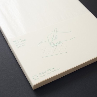 Midori MD Notizbuch - A5 - Punktraster - MD Papier genäht Made in Japan