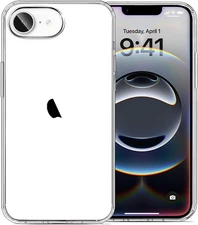 Compatible with iPhone 16e Case Clear, Soft Transparent Shockproof Clear 