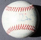1986 Los Angeles Dodgers Team Signed Autographed Baseball 16 Signatures LaSorda+
