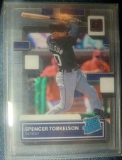 SPENCER TORKELSON - 2022 Chronicles Clearly Donruss RATED ROOKIE #d /100