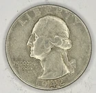1942-P Washington Quarter ~ 90% Silver ~ C3336