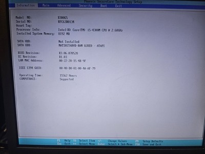 Getac B300 Rugged 13.3'' i5-4300M 2.6GHz 8GB touchscreen works great toughbook