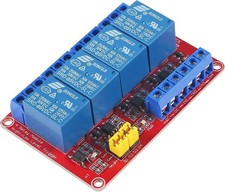 DC 5V 4 Channel Relay Module Board Shield with Optocoupler Isolation Support ...