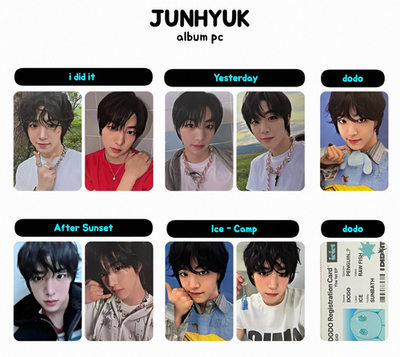 IDID - I did it. Album Official book/ ice camp/dodo PHOTOCARD KPOP