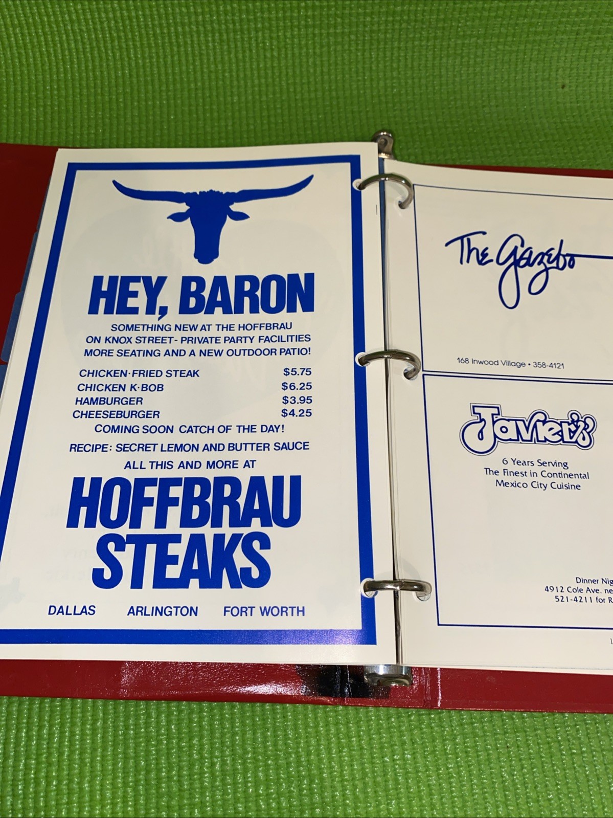 VTG Cattle Baron’s Ball The Best Little Charity Ball In Texas 1985 Cookbook