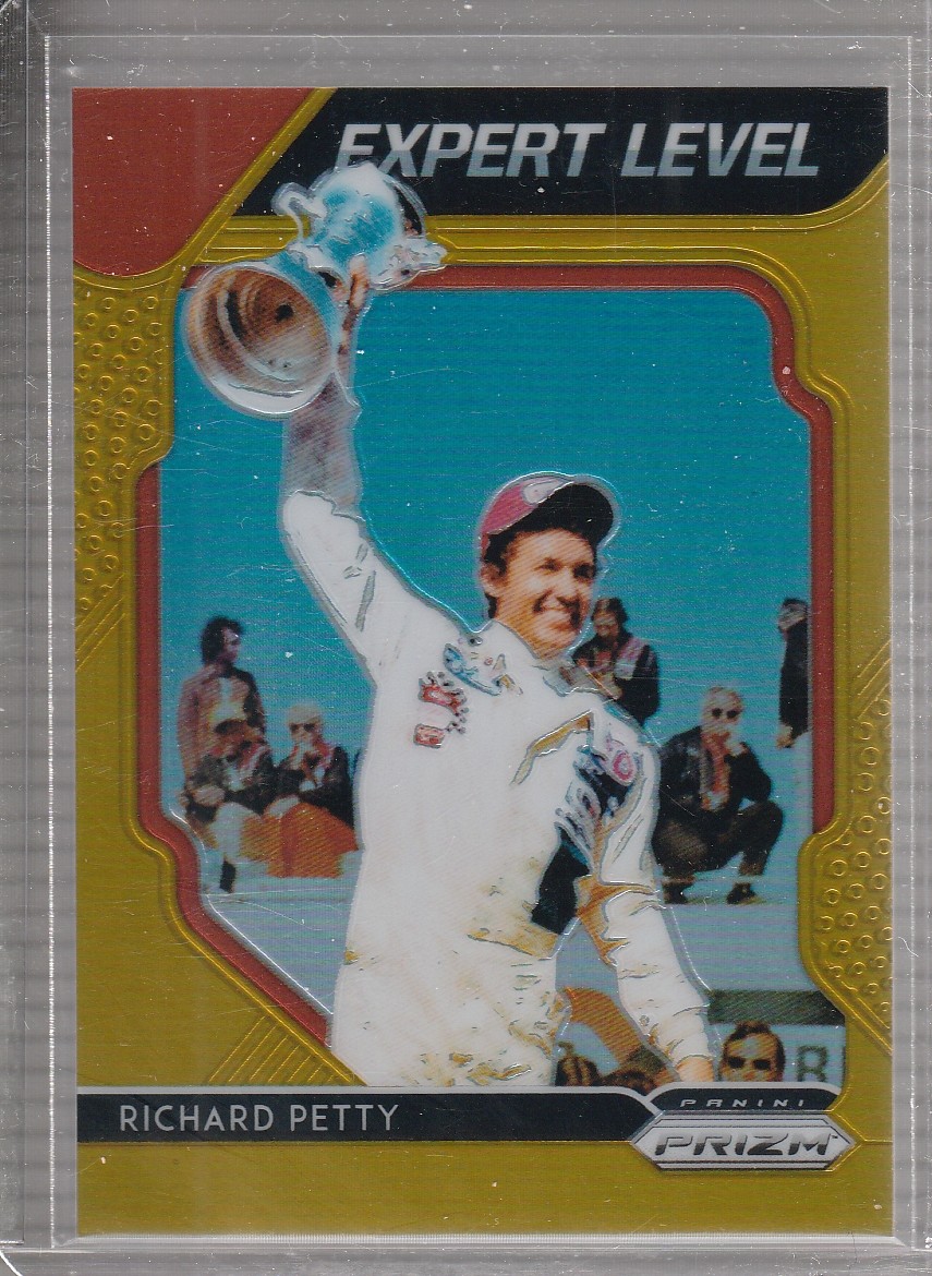 2019 Panini Prizm #EL-5 Richard Petty Expert Level Gold Prizm #/10