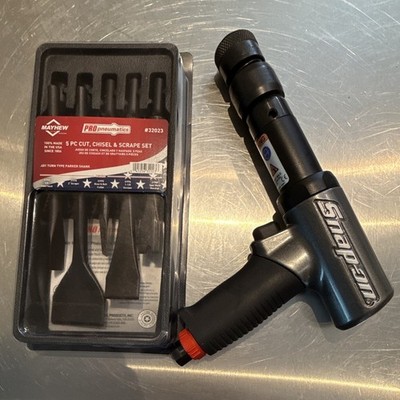 Snap-on PH3050B Air Hammer Kit w/ 5pc Mayhew Chisel & Scraper Set, No Box