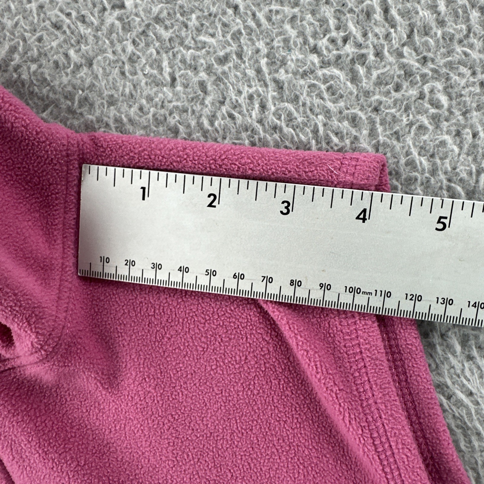 L.L. Bean Women’s Small Reg Pink Full Zip Pink Fleece Vest