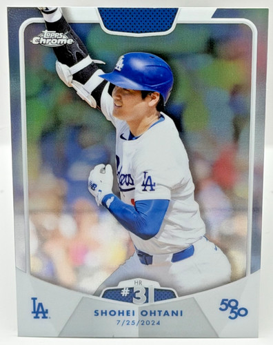 2024 Topps 50/50 Shohei Ohtani Topps Chrome Refractor HR #31