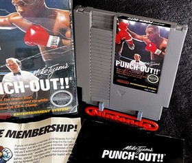 Mike Tyson Punch-Out 1987 &bull; Funciona con caja e insertos de colecci&oacute;n &bull; Videojuegos NES de colecci&oacute;n